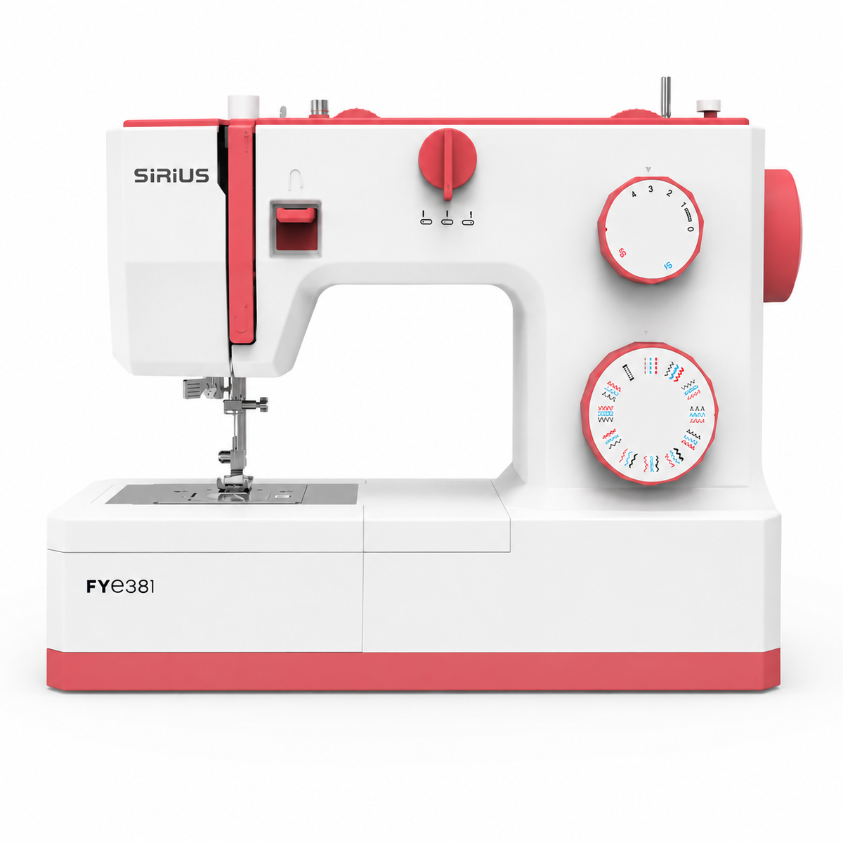 Máquina de Coser Familiar SIRIUS FYE381 con Mesa Extendible y 34 Puntadas