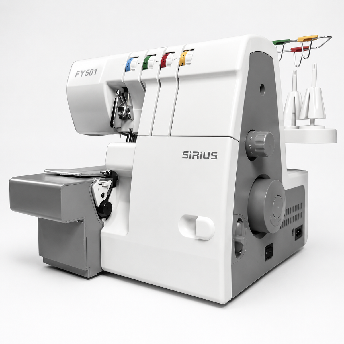 Máquina Overlock Familiar SIRIUS FY501 de 2, 3 y 4 Hilos