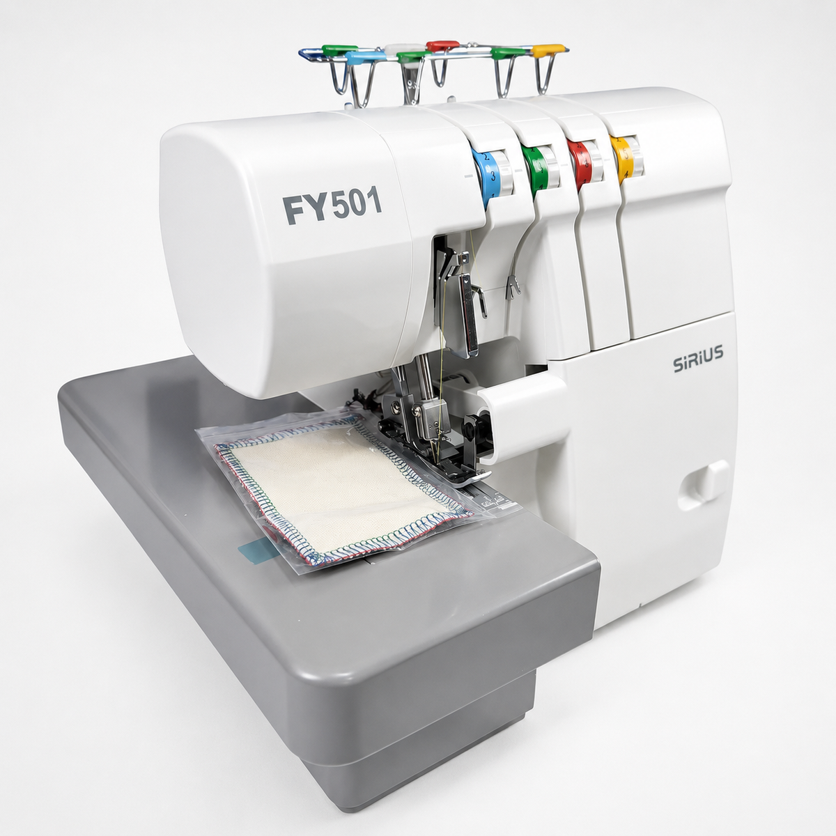 Máquina Overlock Familiar SIRIUS FY501 de 2, 3 y 4 Hilos