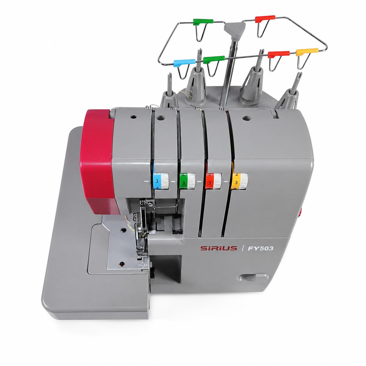 Máquina Overlock Familiar SIRIUS FY503 de 2, 3 y 4 Hilos