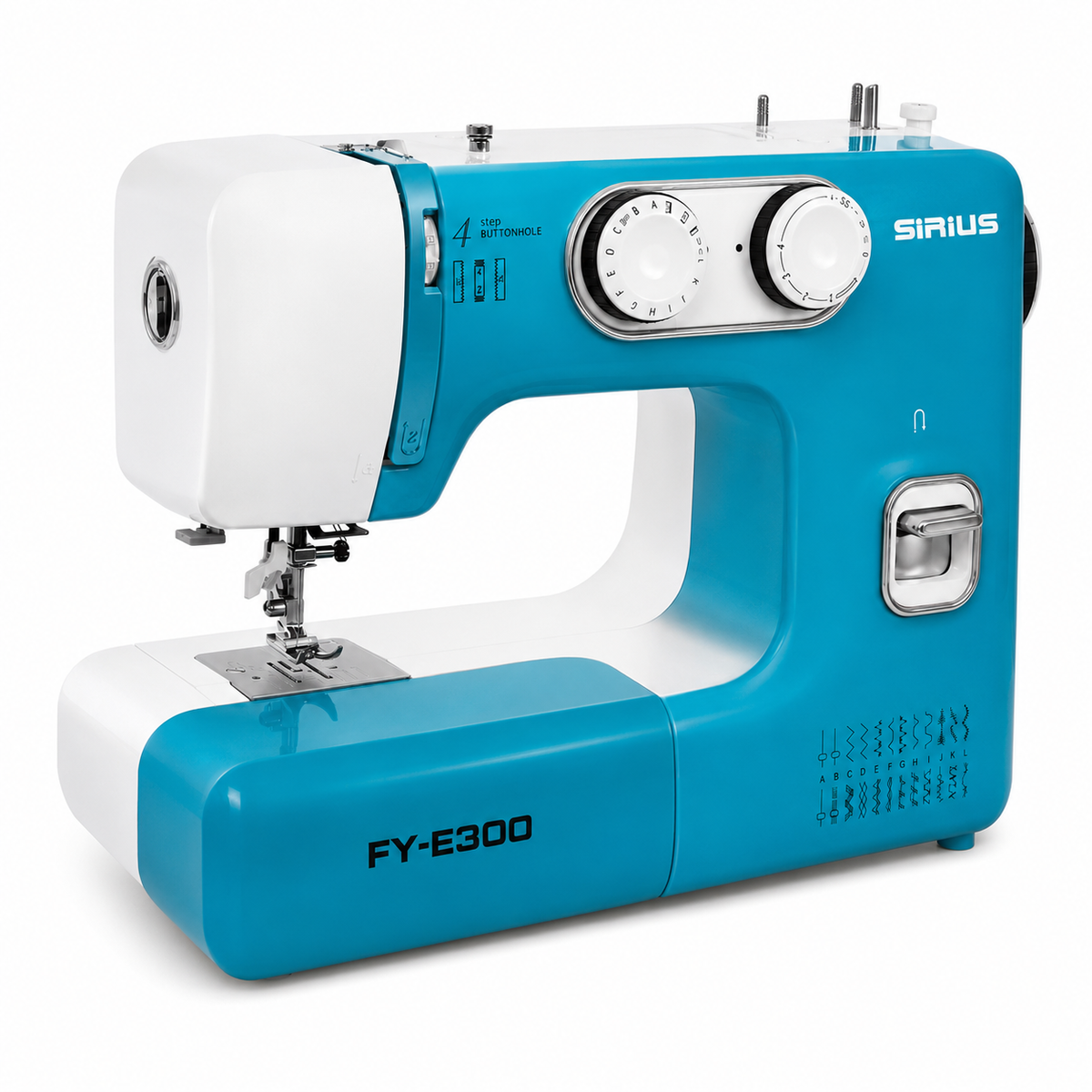 Máquina de Coser Familiar SIRIUS FY-E300 con Pedal y 24 Puntadas