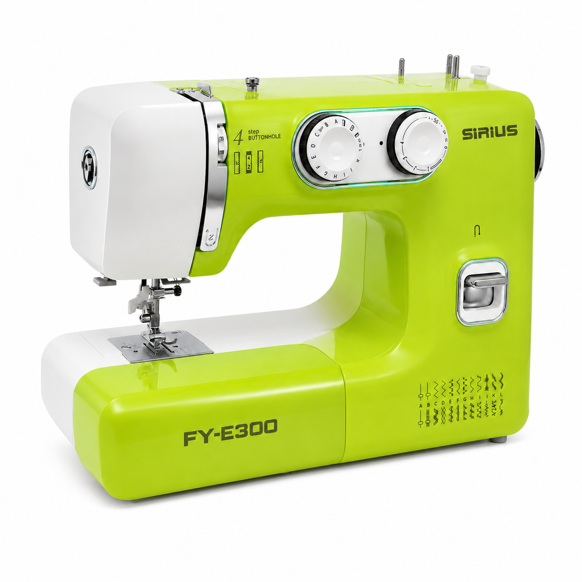Máquina de Coser Familiar SIRIUS FY-E300 con Pedal y 24 Puntadas