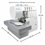 Máquina Overlock Familiar SIRIUS FY501 de 2, 3 y 4 Hilos