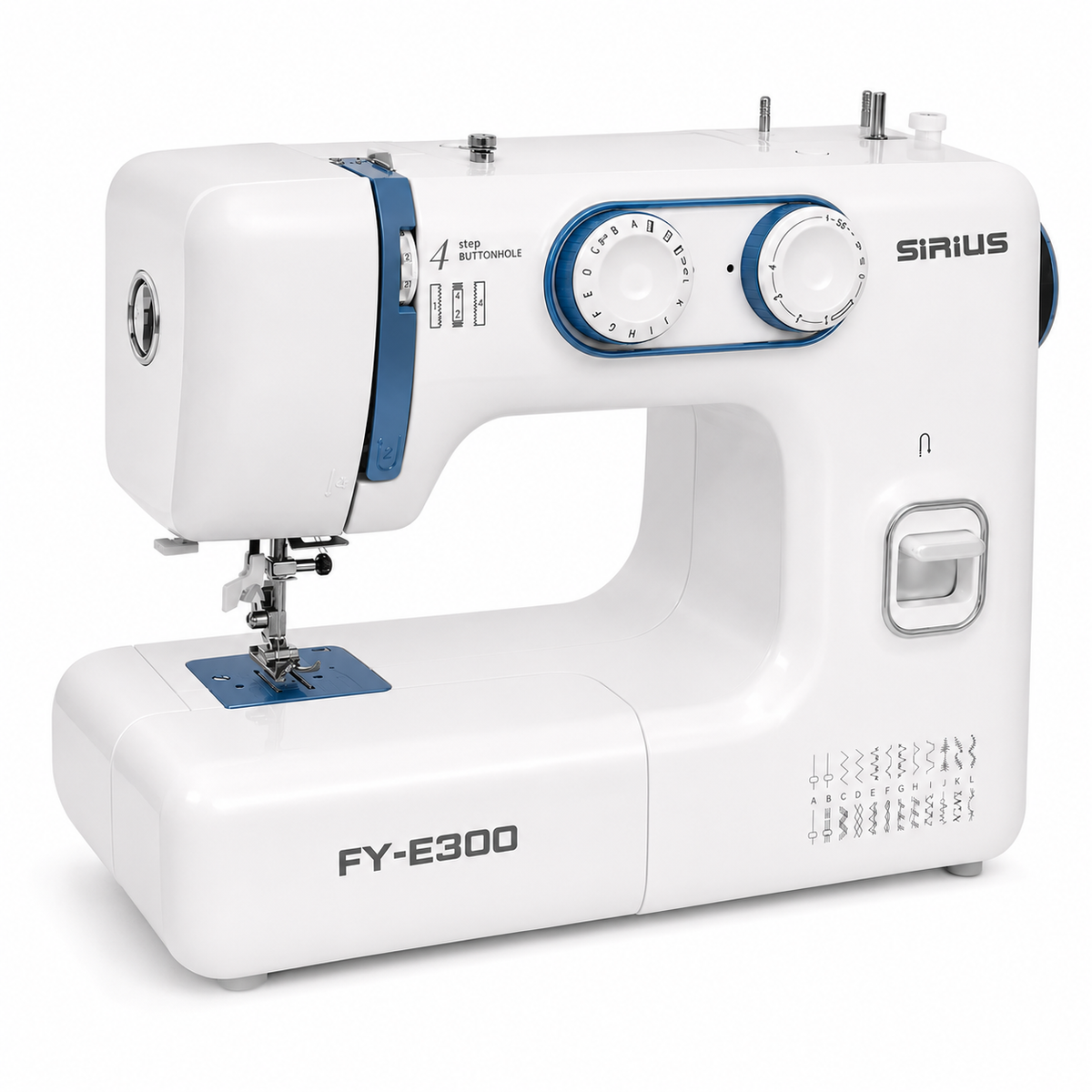 Máquina de Coser Familiar SIRIUS FY-E300 con Pedal y 24 Puntadas