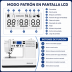 M�quina de Coser Familiar Electr�nica SIRIUS FY410 con Mesa Extendible - imagen 7