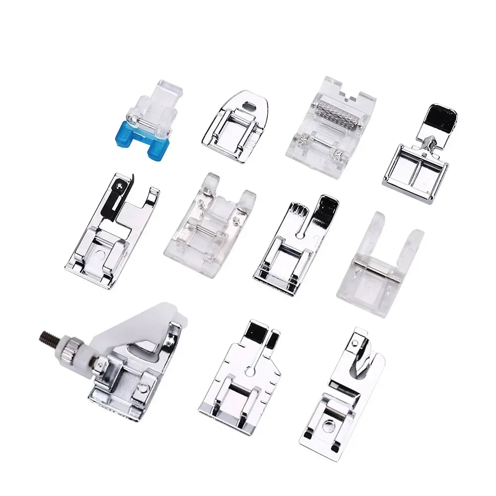 Kit de Prensatelas para Máquina Familiar de Caña Baja (11–82 piezas)