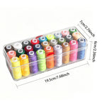 Kit de Hilos para Máquina de Coser: 27 Colores con Caja