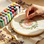 Kit de Hilos para Máquina de Coser: 27 Colores con Caja
