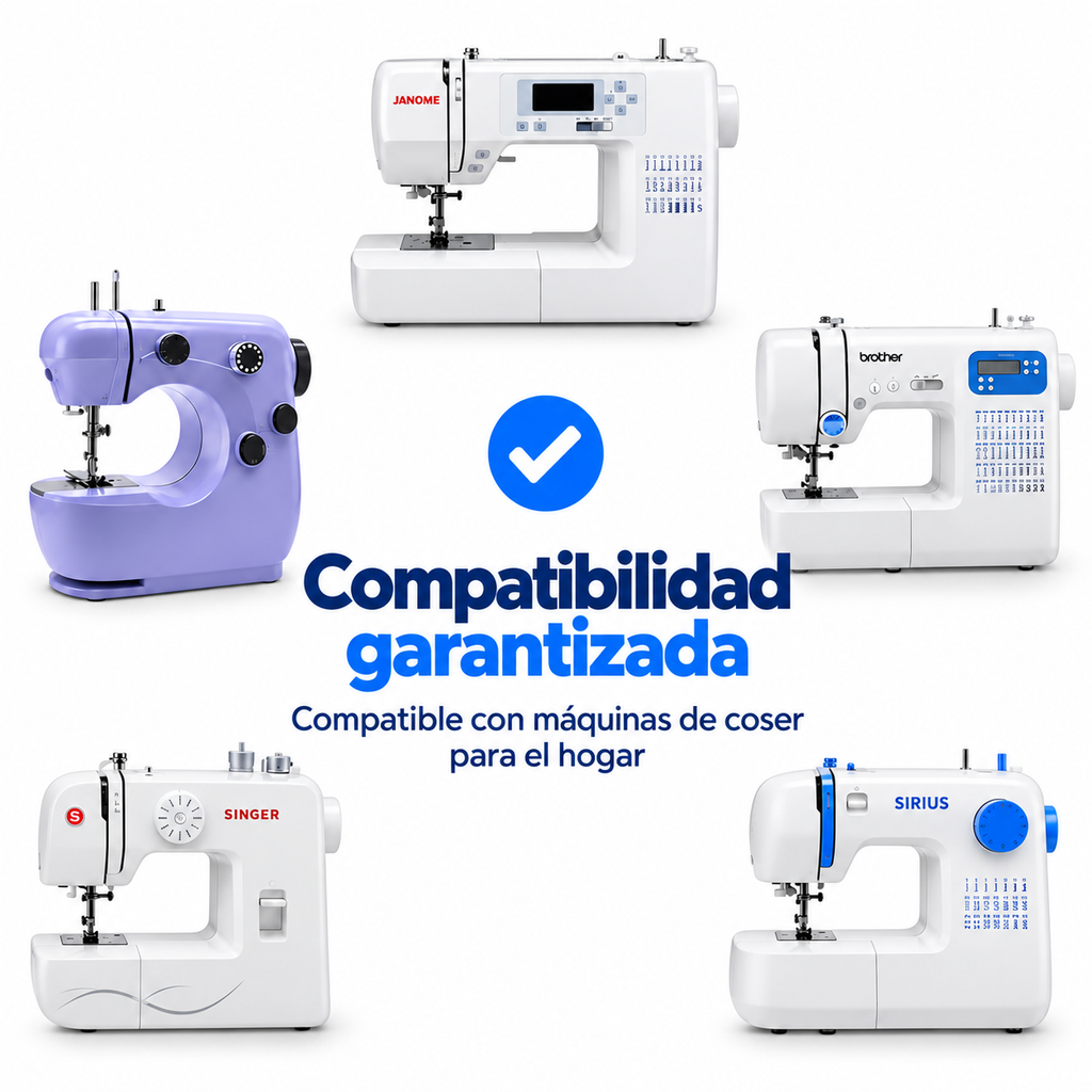 Compatibilidad de agujas HAx1 705H con máquinas de coser familiares