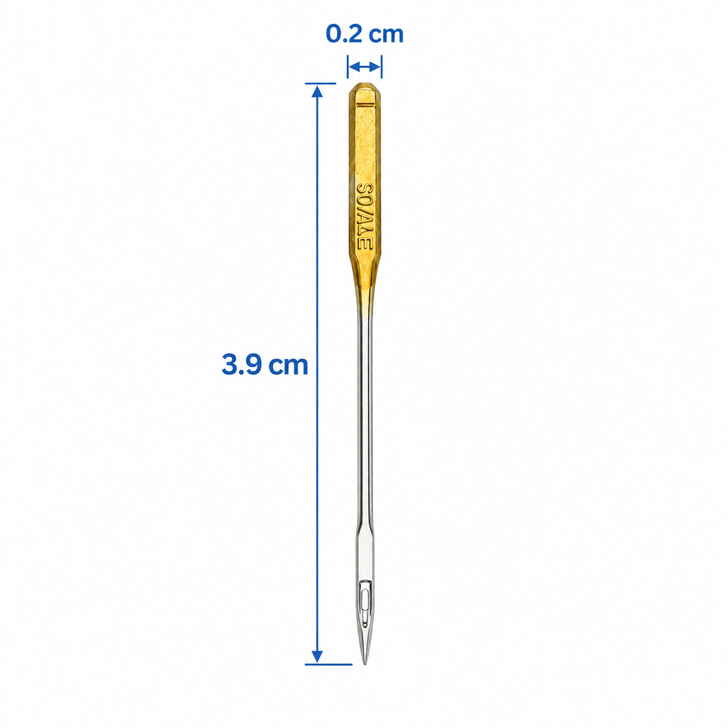 Medidas de la aguja HAx1 705H para máquina familiar