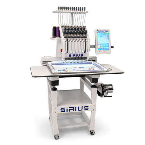 Bordadora Computarizada SIRIUS SR1501TC Mini de 15 Agujas | Máquinas de Coser MX