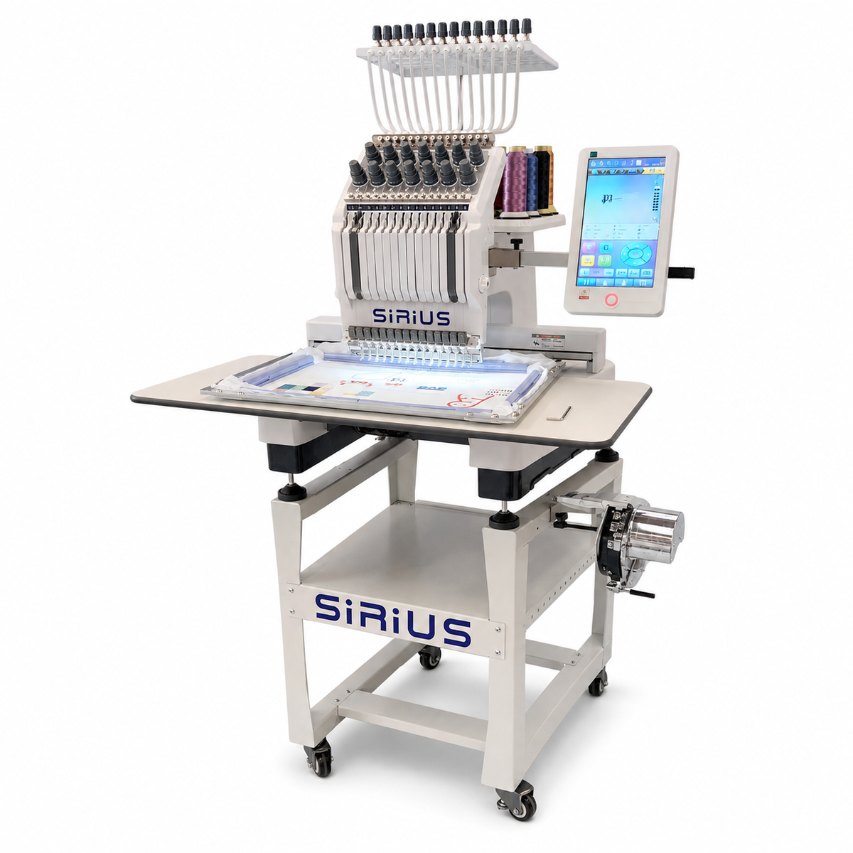 Bordadora Computarizada SIRIUS SR1501TC Mini de 15 Agujas | Máquinas de Coser MX