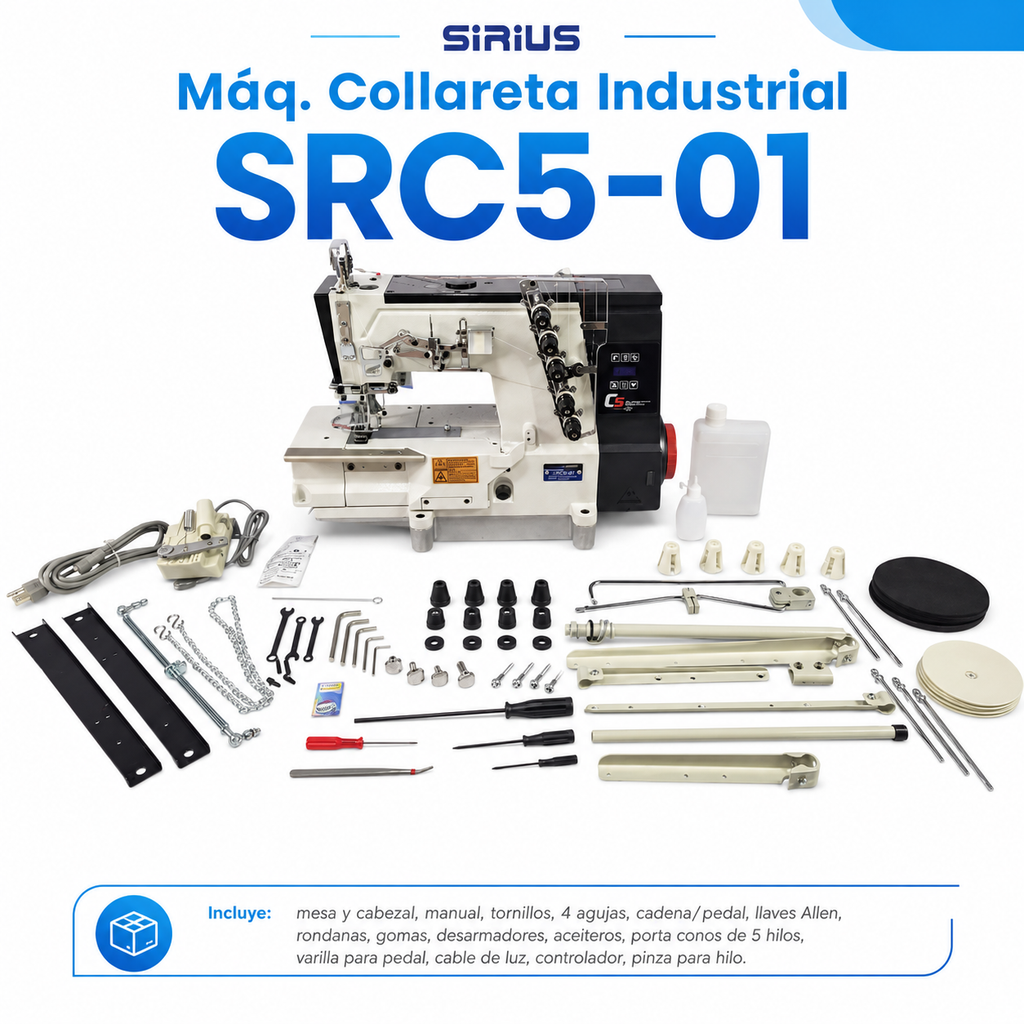 Collareta Industrial SIRIUS SRC5-01 | Máquinas de Coser MX