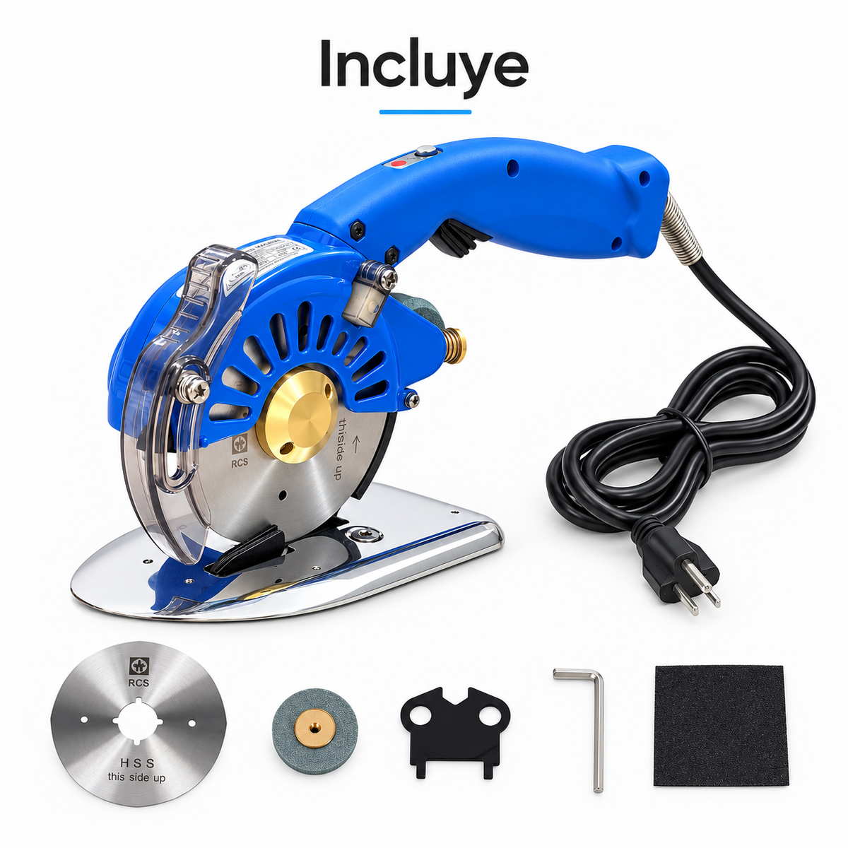 Cortadora Industrial RCS-100 de Cuchilla Circular | Máquinas de Coser MX