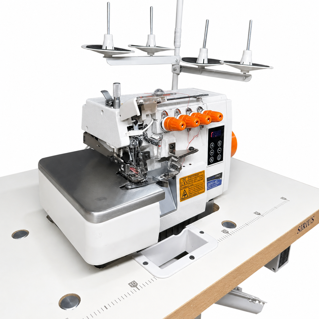 Overlock Industrial SIRIUS SRA3-4D de 4 Hilos | Máquinas de Coser MX