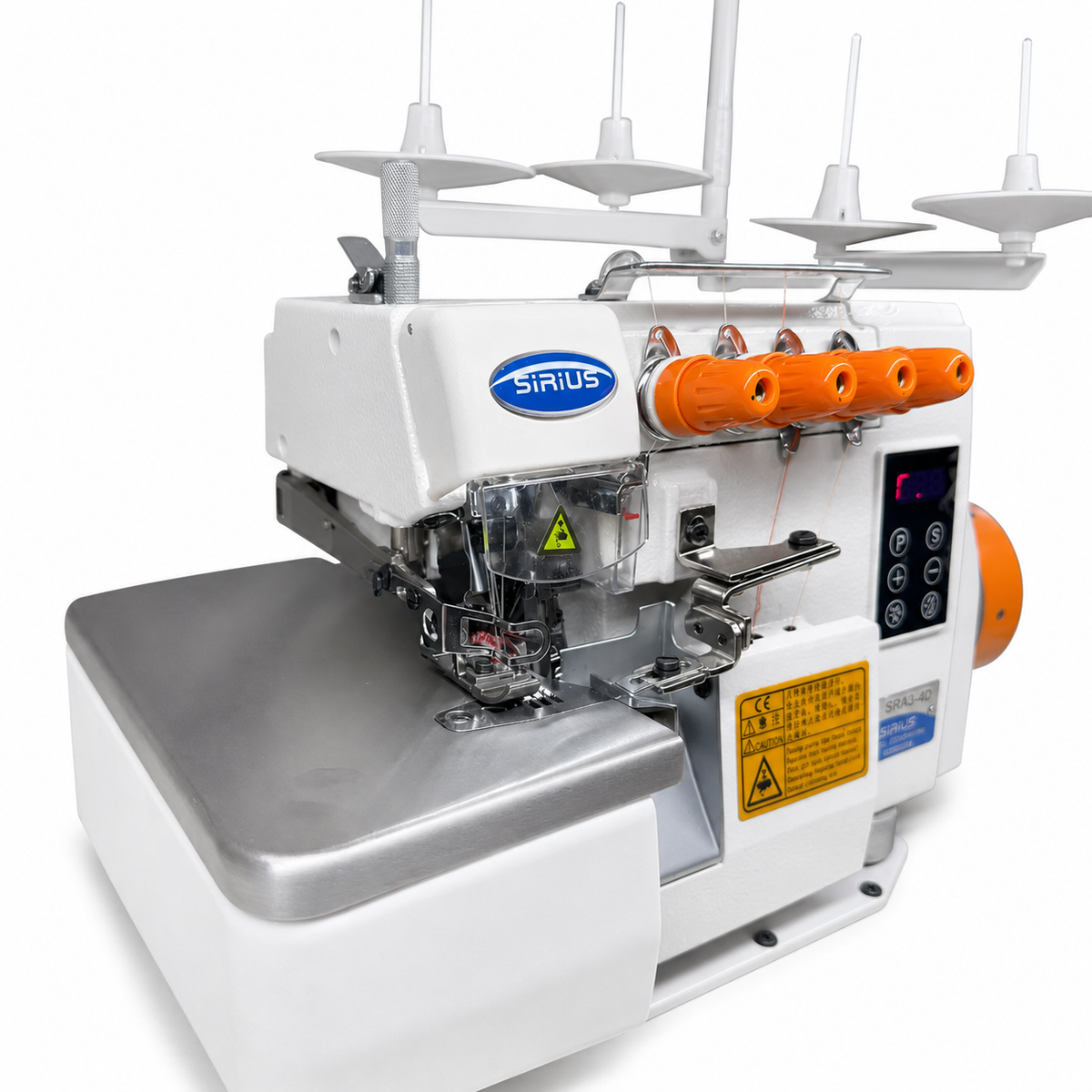 Overlock Industrial SIRIUS SRA3-4D de 4 Hilos | Máquinas de Coser MX
