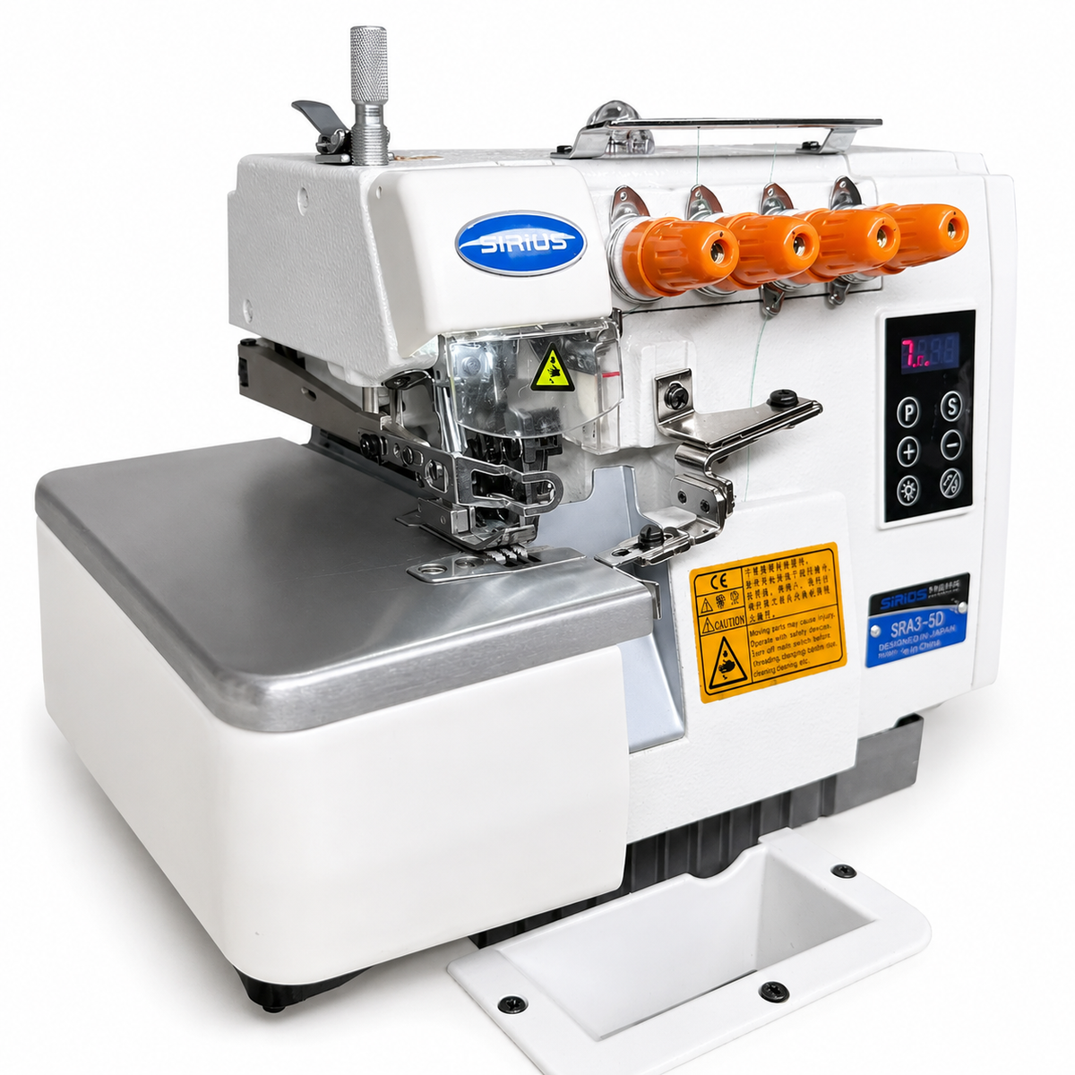 Overlock Industrial SIRIUS SRA3-5D de 5 Hilos | Máquinas de Coser MX