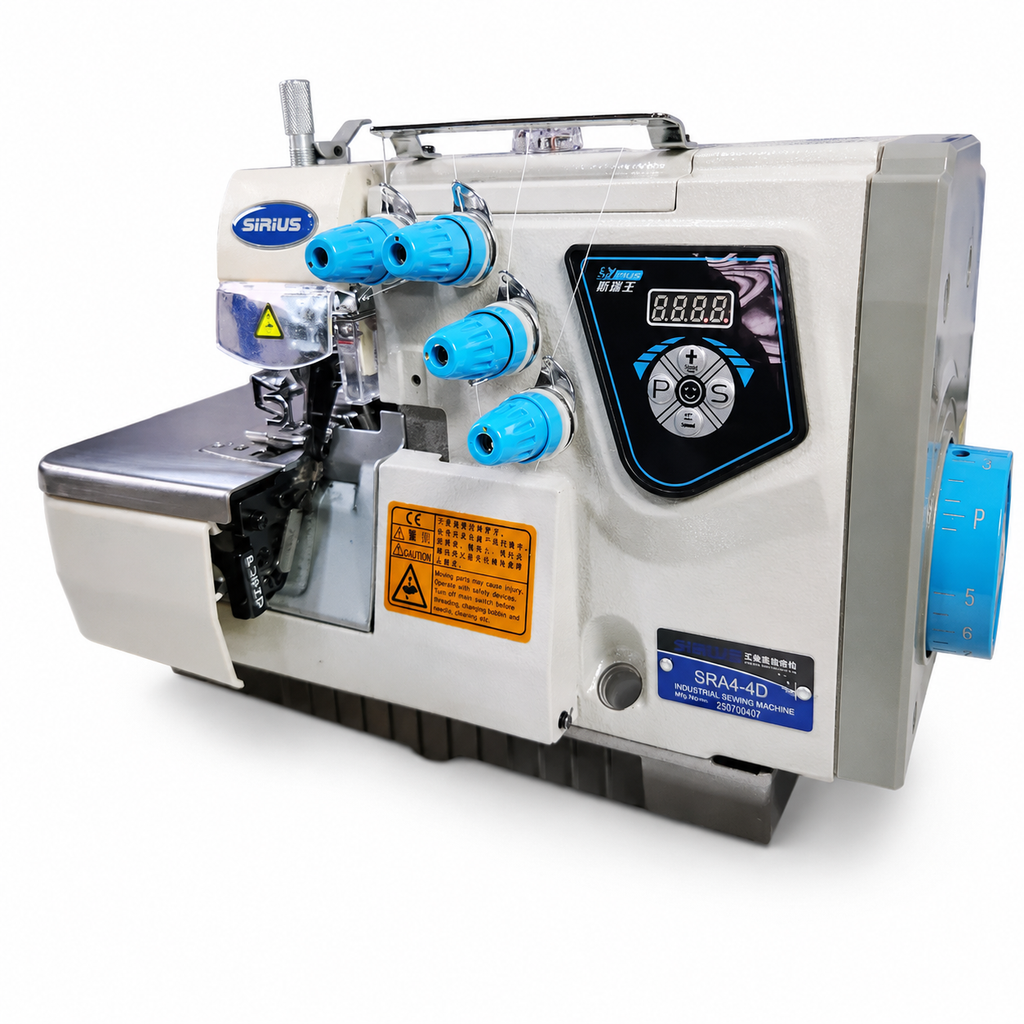 Overlock Industrial SIRIUS SRA4-4D de 4 Hilos | Máquinas de Coser MX