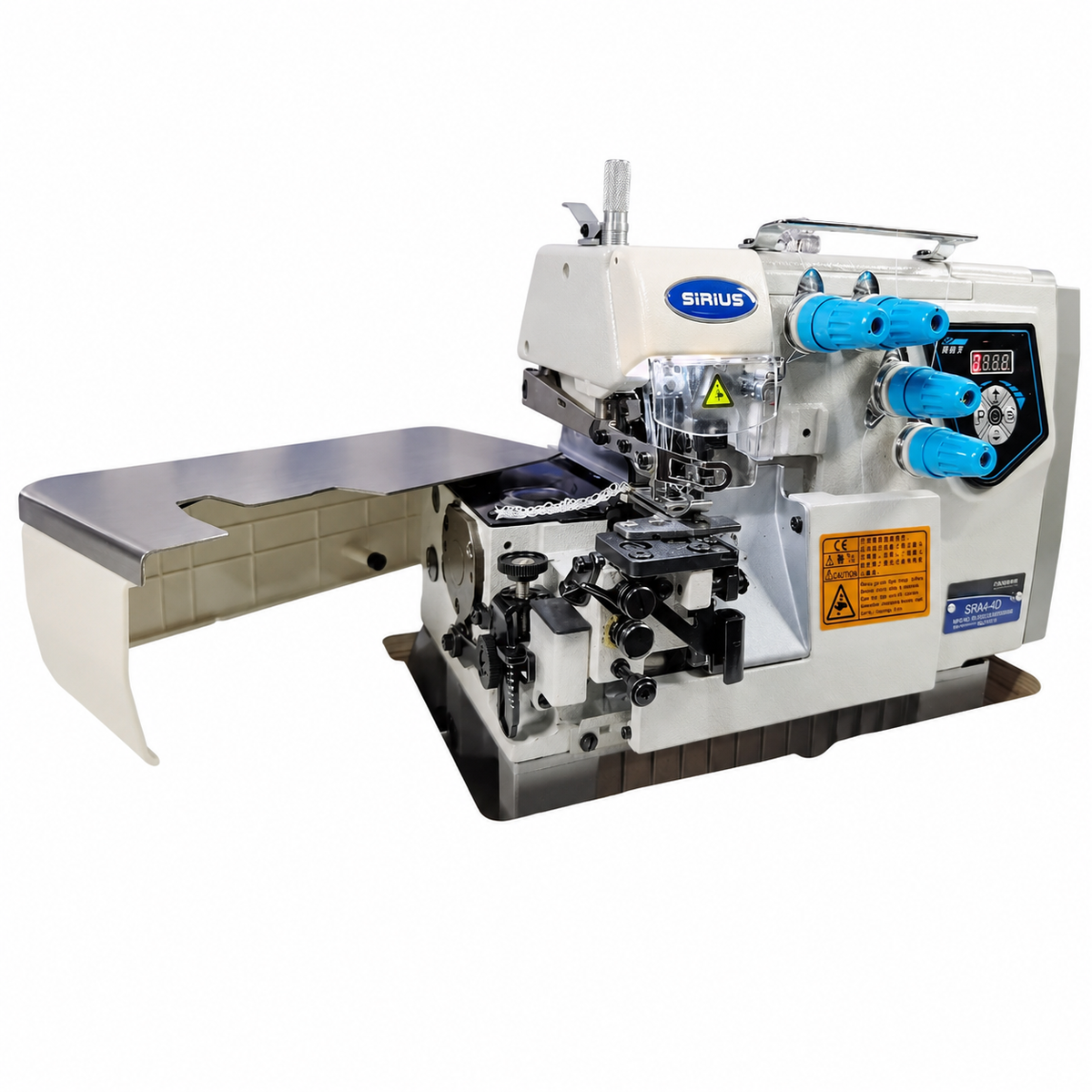 Overlock Industrial SIRIUS SRA4-4D de 4 Hilos | Máquinas de Coser MX