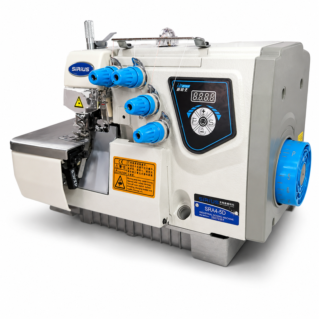Overlock Industrial SIRIUS SRA4-5D de 5 Hilos | Máquinas de Coser MX