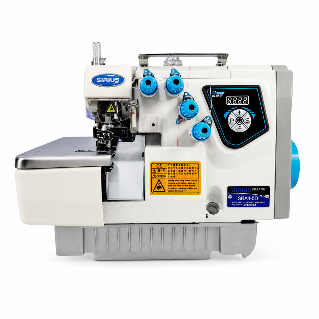Overlock Industrial SIRIUS SRA4-5D de 5 Hilos | Máquinas de Coser MX