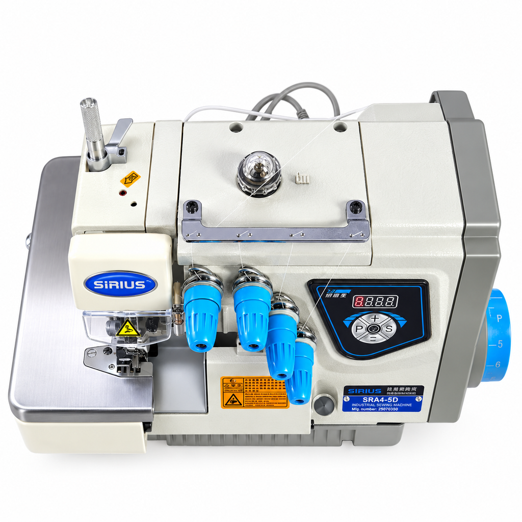 Overlock Industrial SIRIUS SRA4-5D de 5 Hilos | Máquinas de Coser MX