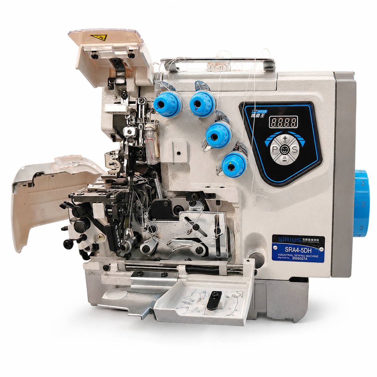 Overlock Industrial SIRIUS SRA4-5DH para Trabajo Pesado | Máquinas de Coser MX