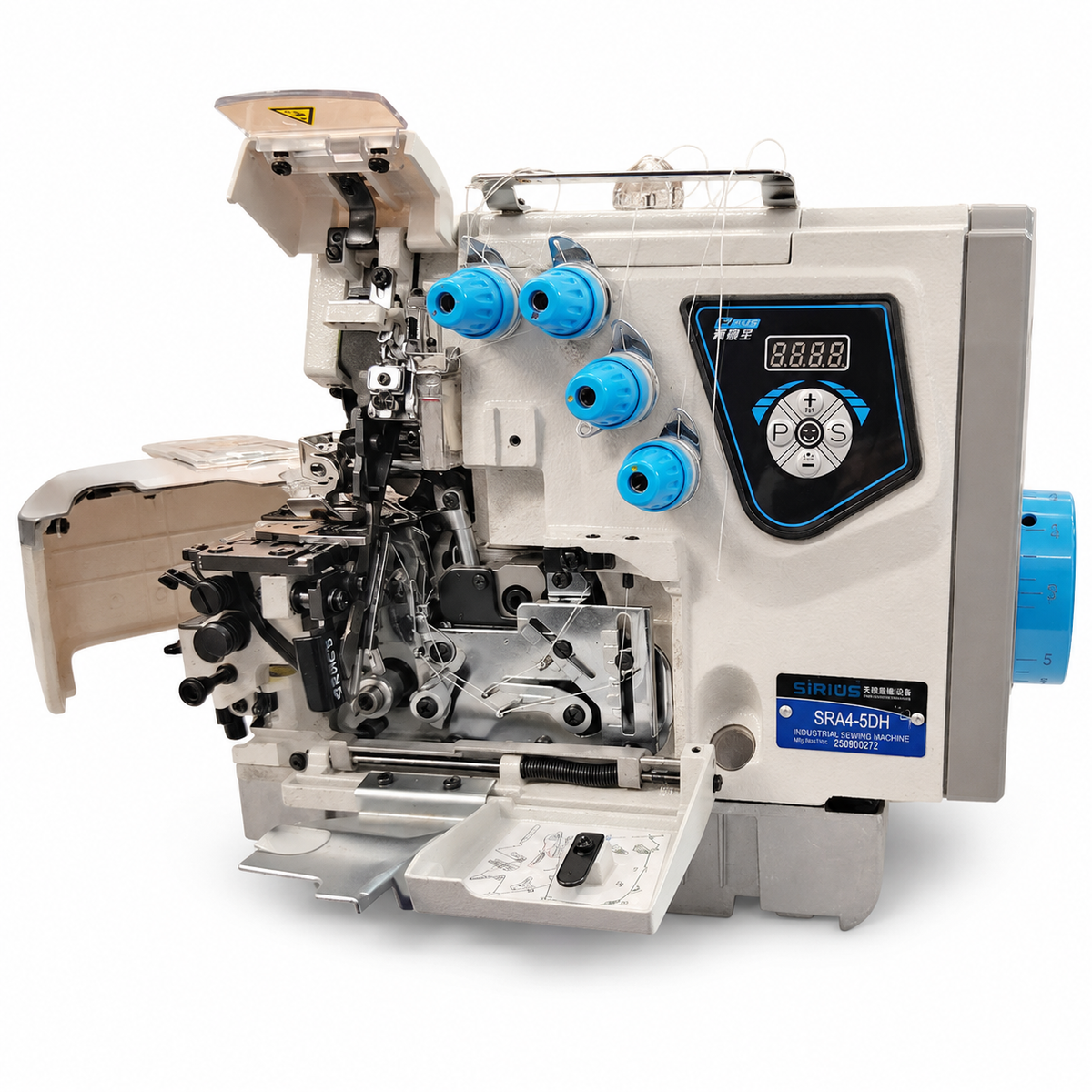 Overlock Industrial SIRIUS SRA4-5DH para Trabajo Pesado | Máquinas de Coser MX