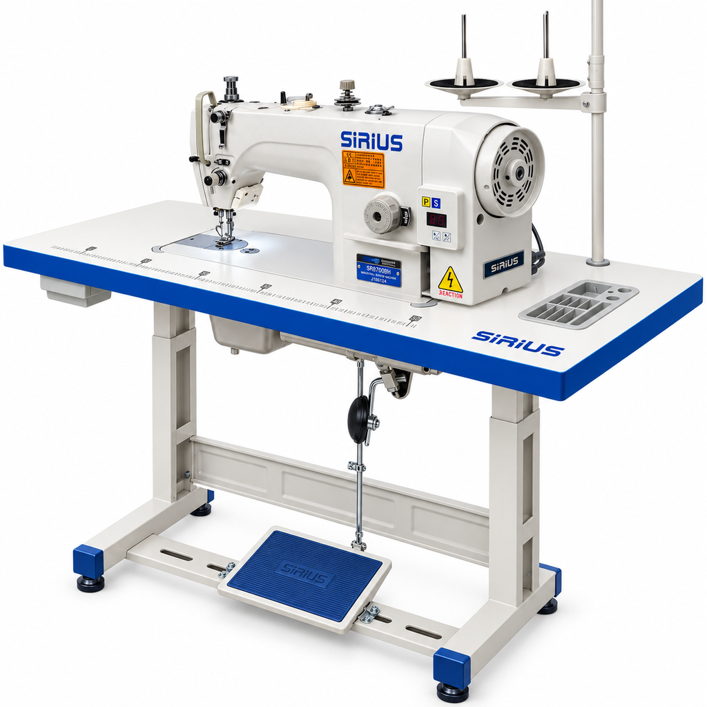 Máquina Recta Industrial SIRIUS SR8700BH Cangrejo Jumbo | Máquinas de Coser MX