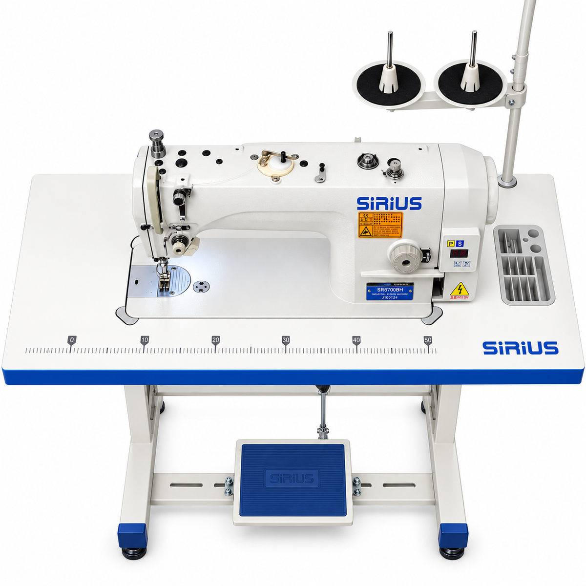 Máquina Recta Industrial SIRIUS SR8700BH Cangrejo Jumbo | Máquinas de Coser MX